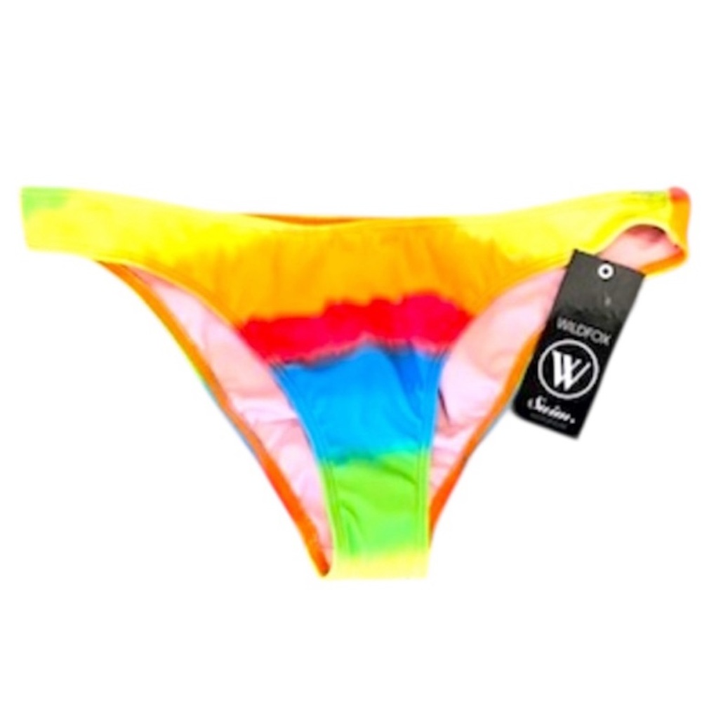 WILDFOX 🌈 PRIDE Tie-dye Bikini bottoms *RARE* Moving Out of U.S. 💚 2/$19 - Picture 3 of 6